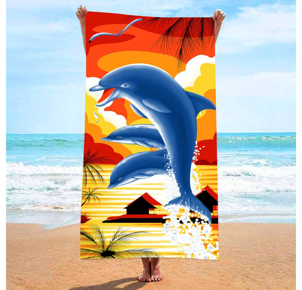 Coonoor Strandtuch Strandtücher Badetuch Liegetuch Strandlaken Saunatuch Handtuch, 70x140 cm Pflegeleicht, schnelltrocknend saugfähig von Coonoor