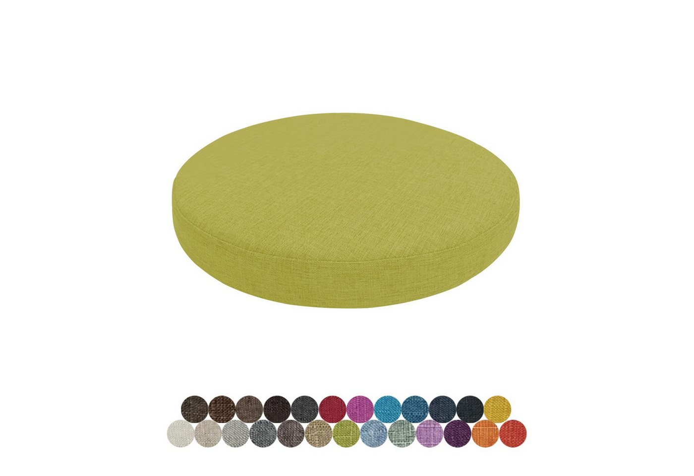 Coonoor Stuhlkissen Rund Sitzkissen Stuhlkissen Leinen Sitzpolster Abnehmbares Memory, Schaum Runde Sitzauflage für Stuhl Küche Esszimmer Garten Büro Coonoor Stuhlkissen Rund Sitzkissen Stuhlkissen Leinen Sitzpolster Abnehmbares Memory, Schaum Runde Sitzauflage für Stuhl Küche Esszimmer Garten Büro von Coonoor