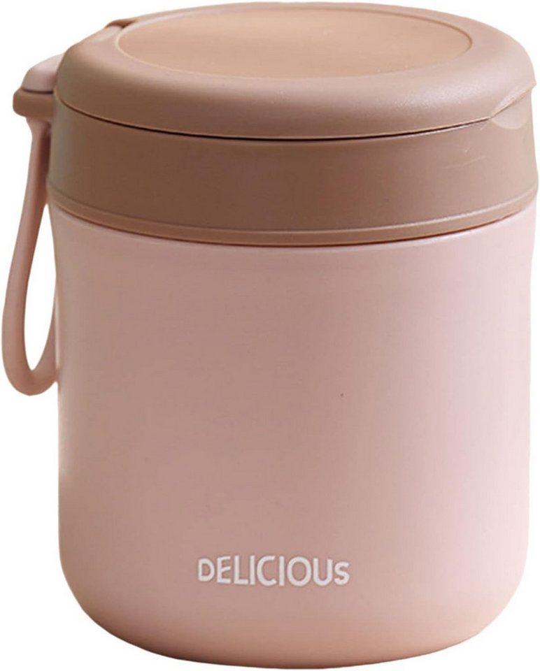 Coonoor Thermobehälter Warmhaltebehälter, Edelstahl, Auslaufsichere, Edelstahl, Müslibecher To Go mit Löffel Coonoor Thermobehälter Warmhaltebehälter, Edelstahl, Auslaufsichere, Edelstahl, Müslibecher To Go mit Löffel von Coonoor