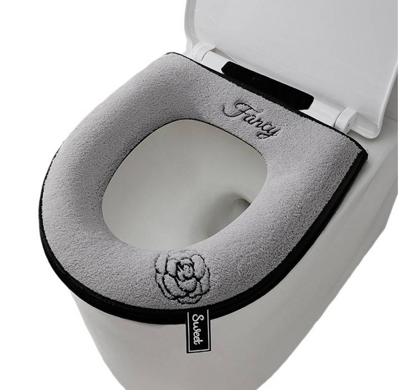 Coonoor WC-Deckelbezug Plüsch-Toilettensitzbezug Matte mit Griff und Reißverschluss, Warmer, Waschbarer, Dicker Coonoor WC-Deckelbezug Plüsch-Toilettensitzbezug Matte mit Griff und Reißverschluss, Warmer, Waschbarer, Dicker von Coonoor