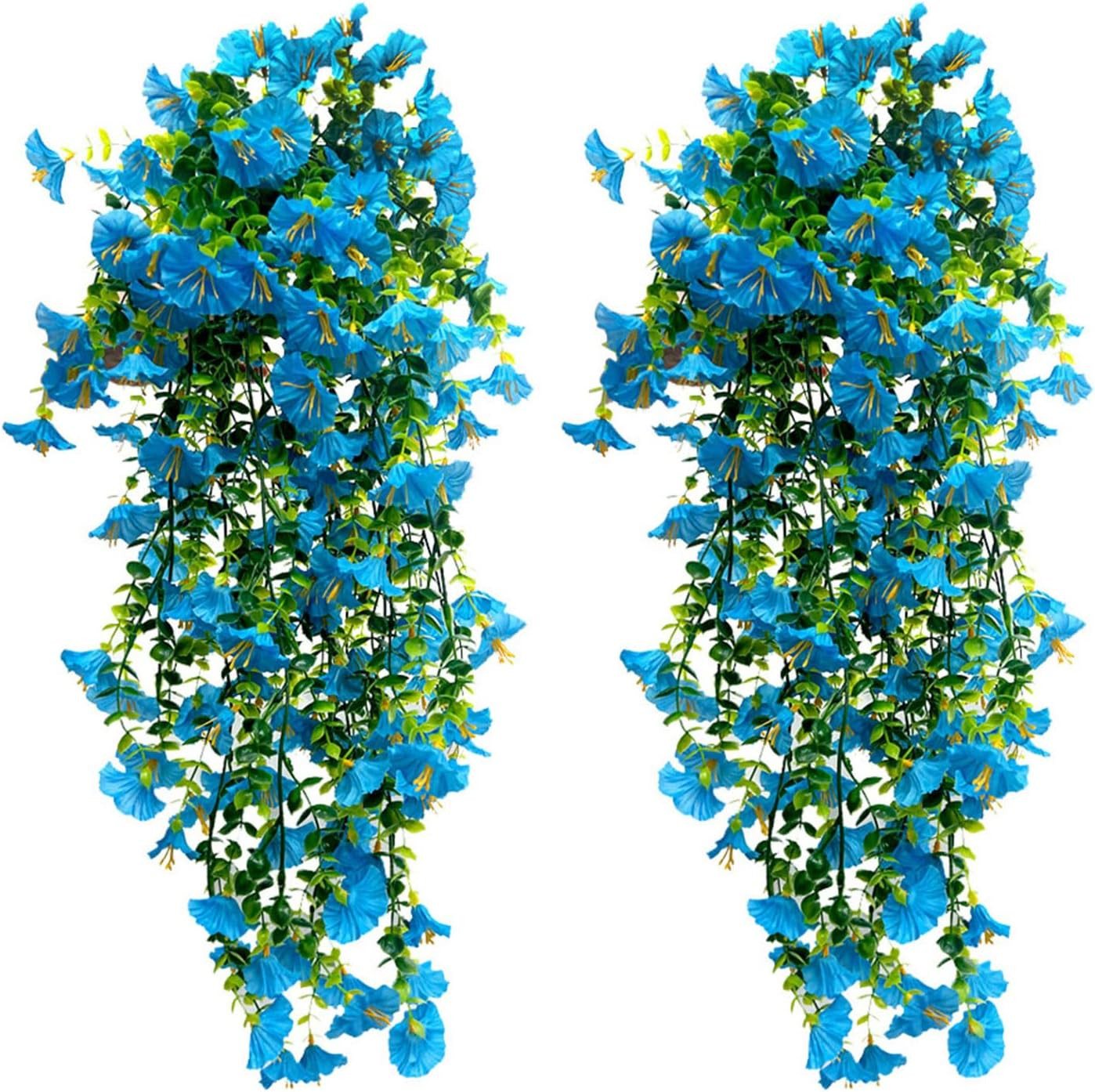 Kunstblumenstrauß 2 Stück Künstlich Hängende Blumen, Kunstblumen Veilchen Hängend, Coonoor von Coonoor
