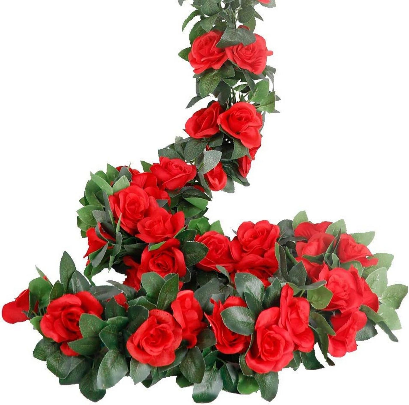 Kunstblumenstrauß osengirlanden künstliche Rosenranken,mit grünen Pflanzen, Coonoor von Coonoor