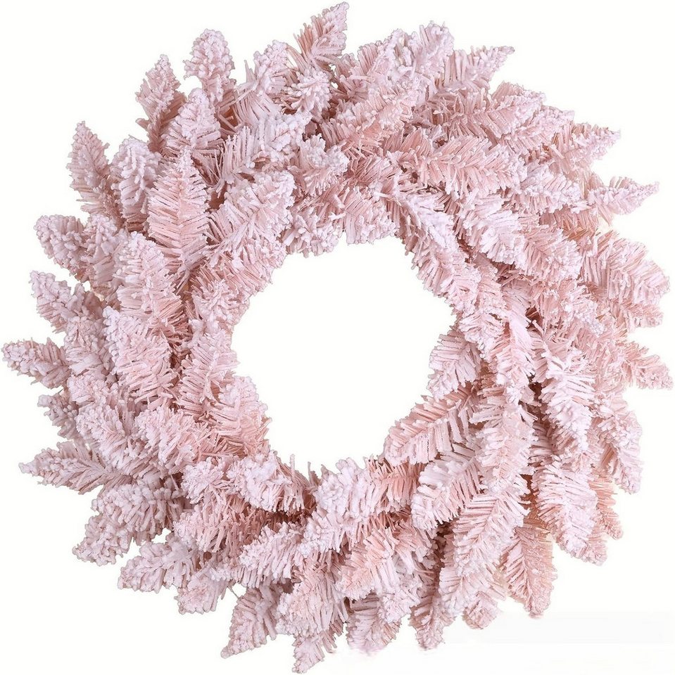 Kunstkranz Weihnachtlicher Kunstkranz, Beflockter Schneekranz, Coonoor, geeignet für Wand-, Fenster- und Kaminsimsdekoration Kunstkranz Weihnachtlicher Kunstkranz, Beflockter Schneekranz, Coonoor, geeignet für Wand-, Fenster- und Kaminsimsdekoration von Coonoor