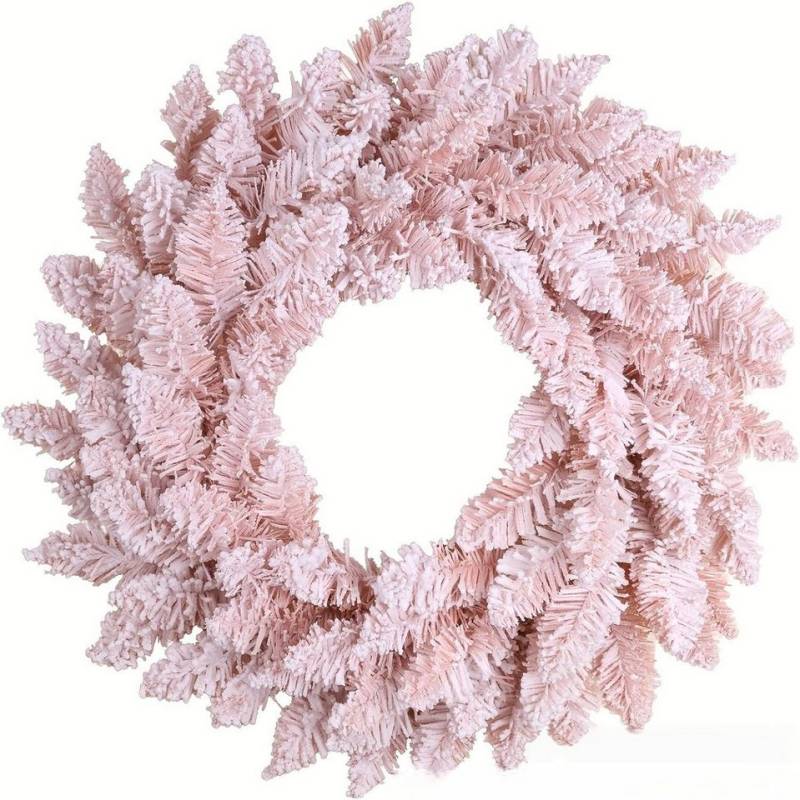 Kunstkranz Weihnachtlicher Kunstkranz, Beflockter Schneekranz, Coonoor, geeignet für Wand-, Fenster- und Kaminsimsdekoration von Coonoor