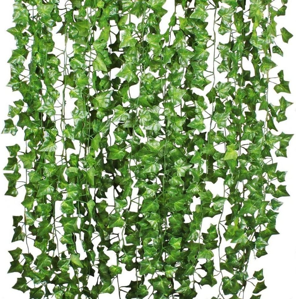 Kunstranke Efeu Künstlich, Efeu Girlande Hängend Ivy Leaves 220 cm, Coonoor von Coonoor