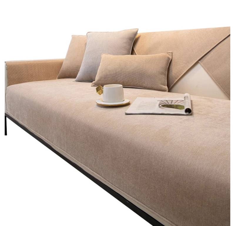Coonoor Sofaschoner Sofabezug, Rutschfester Sofaschoner Ecksofa L Form Sofaüberwurf, Hund Katze Sofa Überwurf Sofaschutz von Coonoor