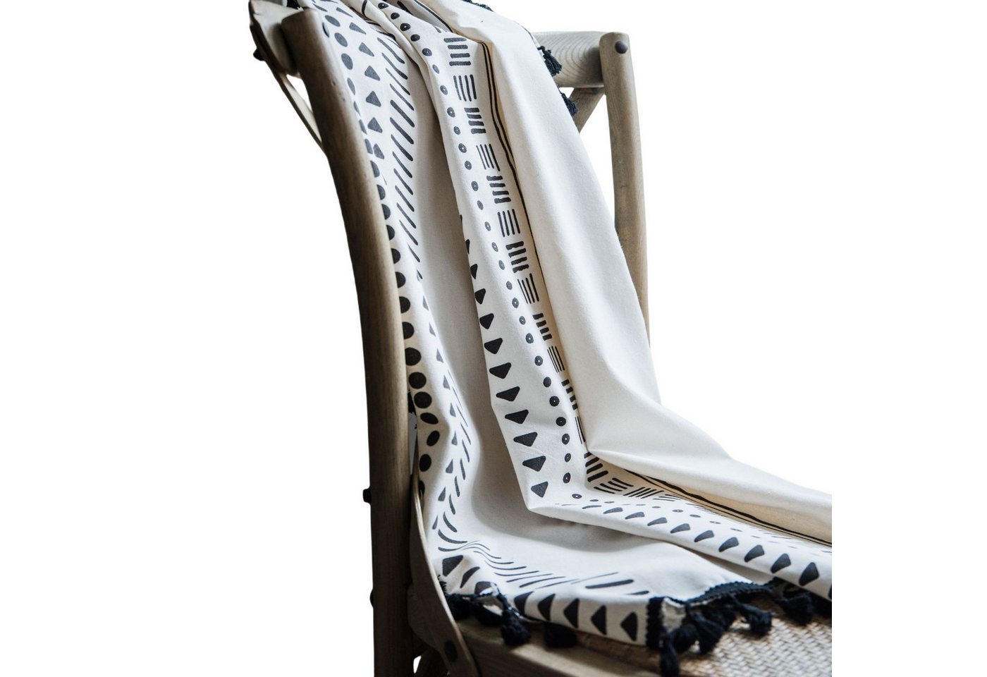 Coonoor Verdunkelungsvorhang Boho Gardine Vorhang transparent mit Ösen Leinen Optik (1 St) von Coonoor