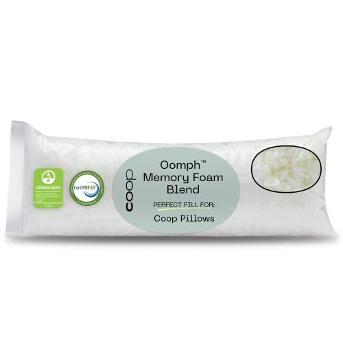 Coop Home Goods - Kreuzschnitt-Memory-Foam – mitteldichte Kissenfüllung 0,9 kg Sack – Nachfüllpackung zum individuellen Gestalten Ihres Premium-Kissens – Greenguard Gold und CertiPUR-US-Zertifiziert. Coop Home Goods - Kreuzschnitt-Memory-Foam – mitteldichte Kissenfüllung 0,9 kg Sack – Nachfüllpackung zum individuellen Gestalten Ihres Premium-Kissens – Greenguard Gold und CertiPUR-US-Zertifiziert. von Coop Home Goods