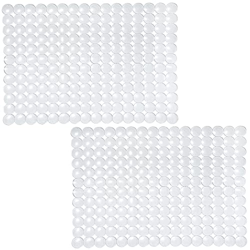 Coopay 2 Stück Küchenspüle Matte Kunststoff Schutzmatte PVC Umweltfreundlich Küche Verstellbar Edelstahl/Porzellan Geschirr Trocknen Pad Schutz für Unterseite der Spüle, 38,1 x 27,9 cm (transparent) Coopay 2 Stück Küchenspüle Matte Kunststoff Schutzmatte PVC Umweltfreundlich Küche Verstellbar Edelstahl/Porzellan Geschirr Trocknen Pad Schutz für Unterseite der Spüle, 38,1 x 27,9 cm (transparent) von Coopay