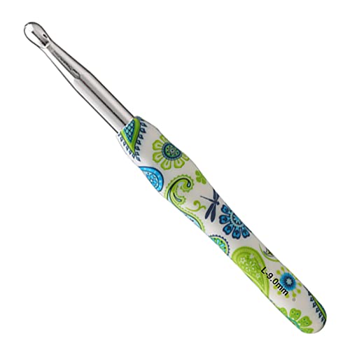 Coopay Häkelnadel 10,0 mm, 1 Stück Ergonomisch Häkelnadeln mit Solide Metall Häkeln und Gummigriff, Häkelnadeln Griff mit Schön Blume für Anfänger, Bequem TPR Griff Hakennadel für Arthritische Hände Coopay Häkelnadel 10,0 mm, 1 Stück Ergonomisch Häkelnadeln mit Solide Metall Häkeln und Gummigriff, Häkelnadeln Griff mit Schön Blume für Anfänger, Bequem TPR Griff Hakennadel für Arthritische Hände von Coopay