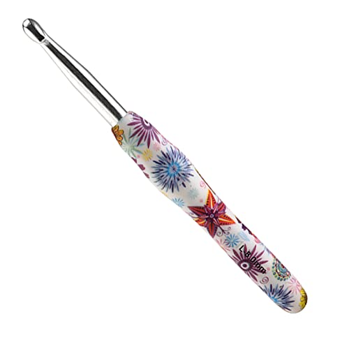 Coopay Häkelnadel mit Schön Blume, 1 Stück Gummigriff Häkelnadel 8,0 mm, Exquisite Ergonomisch Häkelnadeln für Anfänger, Solide Metall Häkeln und Bequem TPR Griff Häkelnadeln für Arthritische Hände Coopay Häkelnadel mit Schön Blume, 1 Stück Gummigriff Häkelnadel 8,0 mm, Exquisite Ergonomisch Häkelnadeln für Anfänger, Solide Metall Häkeln und Bequem TPR Griff Häkelnadeln für Arthritische Hände von Coopay