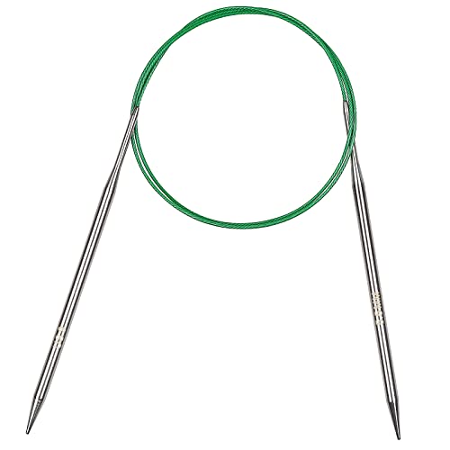 Coopay Rundstricknadeln 100 cm, 5,5 mm Stricknadeln Rundstricknadel Edelstahl Rundstricknadeln mit Flexibel Kabel, Robust Rund Stricknadeln für Decken Stricken & Große Projekte Coopay Rundstricknadeln 100 cm, 5,5 mm Stricknadeln Rundstricknadel Edelstahl Rundstricknadeln mit Flexibel Kabel, Robust Rund Stricknadeln für Decken Stricken & Große Projekte von Coopay