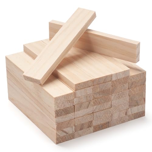 Holzleisten Holzstäbchen zum Basteln 22 x 8 x 120 mm, 40 Stück Holzklötzchen Holzlatten Holzstäb Bastelholz, Natur Unfertige Kantholz Holzstab Holzstange Hartholz Dübel für Modellbau Holzleisten Holzstäbchen zum Basteln 22 x 8 x 120 mm, 40 Stück Holzklötzchen Holzlatten Holzstäb Bastelholz, Natur Unfertige Kantholz Holzstab Holzstange Hartholz Dübel für Modellbau von Coowayze