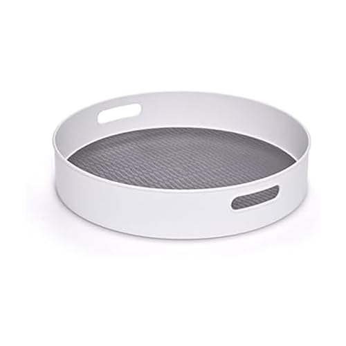 Copco 2555-0191 Lazy Susan Drehtisch, rutschfest, 22,9 cm, Weiß/Grau 18" Weiß/Grau von Copco