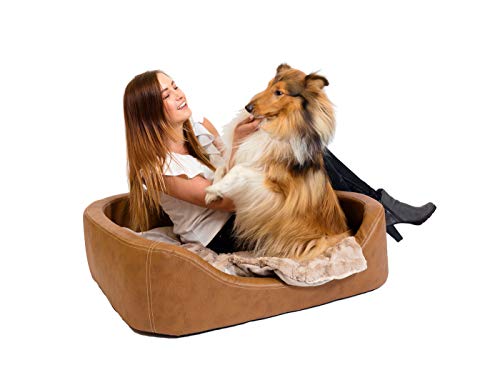 CopcoPet - Hundebetten Hundebett Stella Antik Grau 120 x 90 x 10 cm von CopcoPet