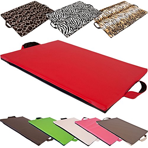 CopcoPet Hundematte Alex Rosa/Grau 128 x 88 cm XXL – Robustes Kunstleder – Waschbar, abwaschbar, rutschfest & pflegeleicht – Für große Hunde, Auto, Garten, Camping – Mit 3,5 cm Schaumstoffkern von CopcoPet