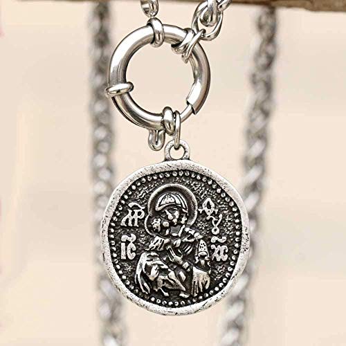 CopcoPet Hundehalsband aus Fettleder 35–39 cm x 15mm Schwarz – Geflochtenes Lederhalsband – verchromt mit Dornschließe – Robust & verstellbar – Für mittelgroße Hunde, ideal für Alltag & Training von CopcoPet