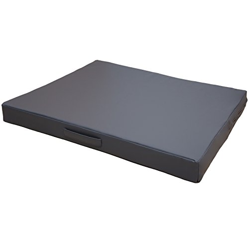 CopcoPet Hundematte Jumbo Orthopädisch Grau 110 x 80 x 8 cm – Robustes Kunstleder – Waschbar, rutschfest & pflegeleicht – Für mittelgroße Hunde, Wohnung, Garten, Transportbox – Extra dick CopcoPet Hundematte Jumbo Orthopädisch Grau 110 x 80 x 8 cm – Robustes Kunstleder – Waschbar, rutschfest & pflegeleicht – Für mittelgroße Hunde, Wohnung, Garten, Transportbox – Extra dick von CopcoPet