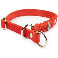Copcopet - Fettleder Würger-Halsband Cleo Hundehalsband Lederhalsband Hundehalsbänder Verchromt von CopcoPet