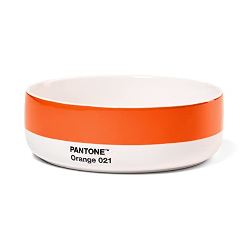 Copenhagen Design PANTONE Porzellan Müsli Suppen Schale, Orange 021 von Copenhagen Design