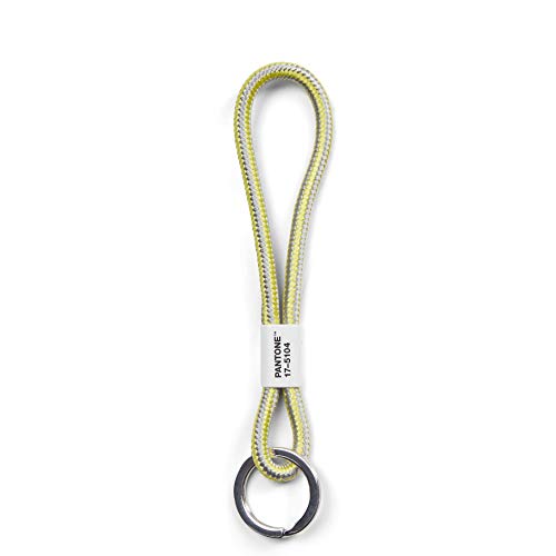 Pantone Key Chain Short COY21 (Mix col.), Nylon, Illuminating 13-0647 & Ultimate Gray 17-5104, One Size 101302021 von Copenhagen Design