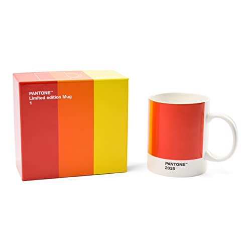 PANTONE Porzellan Kaffeebecher, 375ml, inkl. Geschenkbox, Limited Edition No. 1 von Copenhagen Design