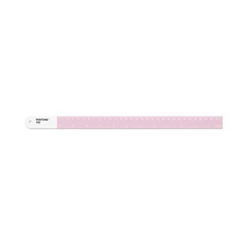 Copenhagen Design Pantone Ruler Steel 30 cm-Light Pink, Rosa, One Size von Copenhagen Design