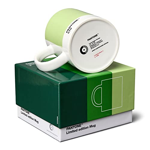 PANTONE Porzellan Kaffeebecher, 375ml, inkl. Geschenkbox, Limited Edition No. 3 von Copenhagen Design