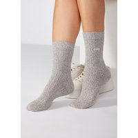 Copenhagen Studios Basicsocken 1 Paar tlg. gerippt mit Logo Stickerei von Copenhagen Studios
