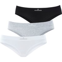 Copenhagen Studios Bikinislip "mit Logodruck am Bund", (3er-Pack), aus softer Bio-Baumwollqualität von Copenhagen Studios