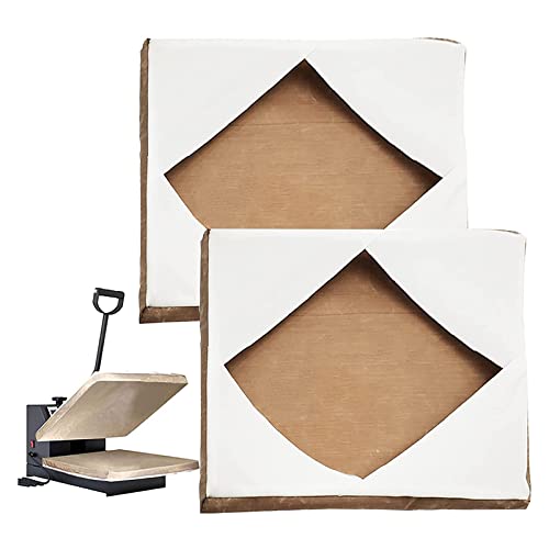 Copgge 40,6 x 50,8 cm große Plattenabdeckung Wärmepresse Platen Wrap Cover Antihaft-Blatt Hochtemperaturbeständiger Teflon-Schutz Sublimationspressschutz Abdeckung Wärmepresse Abdeckung (2 Stück, 40,6 von Copgge