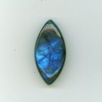 Set Aus 2 Labradorit-Kühlschrank-Magneten von CopiaDesigns