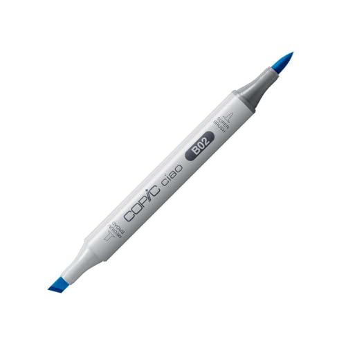 COPIC Ciao Marker Typ B - 02, Robin's Egg Blue, vielseitiger Layoutmarker, mit einer mittelbreiten und einer Brush-Spitze COPIC Ciao Marker Typ B - 02, Robin's Egg Blue, vielseitiger Layoutmarker, mit einer mittelbreiten und einer Brush-Spitze von Copic