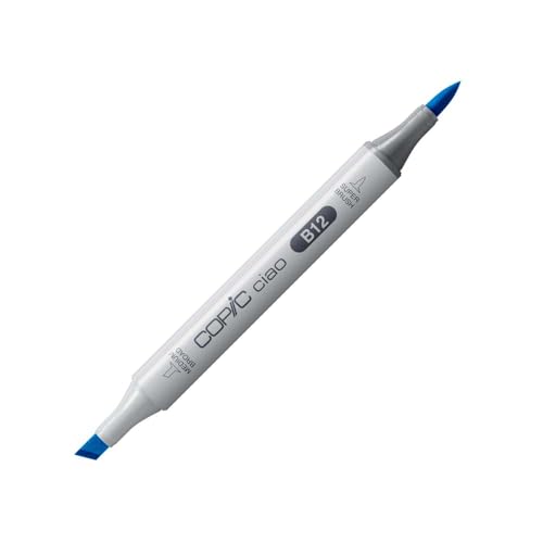 COPIC Ciao Marker Typ B - 12, Ice Blue, vielseitiger Layoutmarker, mit einer mittelbreiten und einer Brush-Spitze COPIC Ciao Marker Typ B - 12, Ice Blue, vielseitiger Layoutmarker, mit einer mittelbreiten und einer Brush-Spitze von Copic