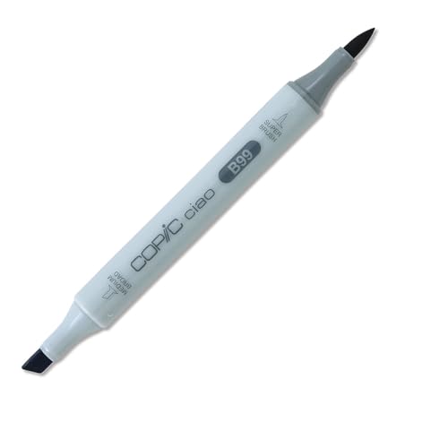 COPIC Ciao Marker Typ B - 99, Agate, vielseitiger Layoutmarker, mit einer mittelbreiten und einer Brush-Spitze COPIC Ciao Marker Typ B - 99, Agate, vielseitiger Layoutmarker, mit einer mittelbreiten und einer Brush-Spitze von Copic