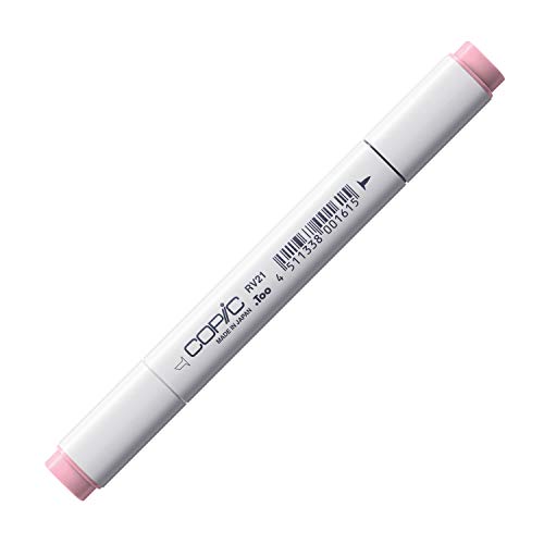 COPIC Classic Marker Typ RV - 21, Light Pink, professioneller Layoutmarker, mit einer breiten und einer feinen Spitze von Copic