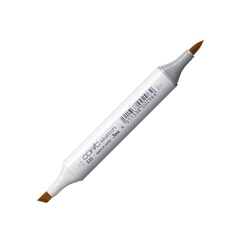 COPIC Sketch Marker Typ E - 33, Sand, professioneller Pinselmarker, mit einer Super-Brush-Spitze und einer Medium-Broad-Spitze COPIC Sketch Marker Typ E - 33, Sand, professioneller Pinselmarker, mit einer Super-Brush-Spitze und einer Medium-Broad-Spitze von Copic