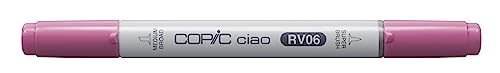 COPIC Ciao Marker Typ RV - 06, Cerise, vielseitiger Layoutmarker, mit einer mittelbreiten und einer Brush-Spitze von Copic