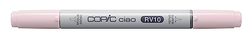 COPIC Ciao Marker Typ RV - 10, Pale Pink, vielseitiger Layoutmarker, mit einer mittelbreiten und einer Brush-Spitze COPIC Ciao Marker Typ RV - 10, Pale Pink, vielseitiger Layoutmarker, mit einer mittelbreiten und einer Brush-Spitze von Copic