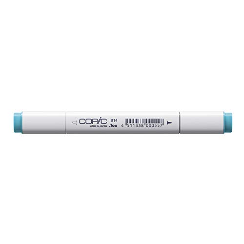 COPIC Classic Marker Typ B - 14, Light Blue, professioneller Layoutmarker, mit einer breiten und einer feinen Spitze von Copic