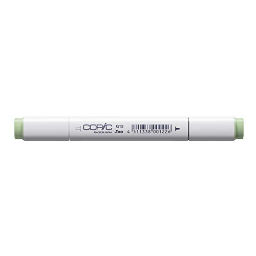 COPIC Classic Marker Typ G - 12, Sea Green, professioneller Layoutmarker, mit einer breiten und einer feinen Spitze von Copic