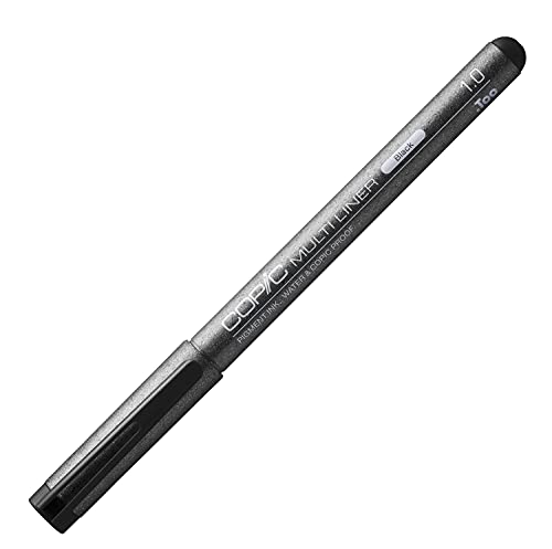 Multiliner black 1,0 mm, Zeichenstift mit wasserbeständiger Pigmenttinte in Schwarz, für Skizzen, Illustrationen und Outlines von Copic