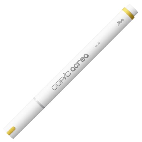 Copic acrea 005, Gold, Paint Marker mit wasser- und pigmentbasierter Tinte, Strichstärke 0,8-1,2 mm Copic acrea 005, Gold, Paint Marker mit wasser- und pigmentbasierter Tinte, Strichstärke 0,8-1,2 mm von Copic