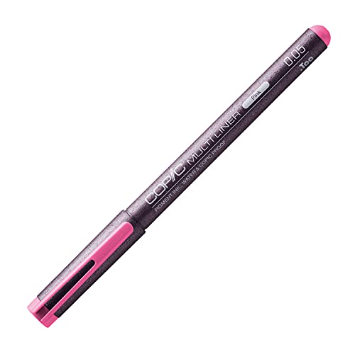 Multiliner pink 0,05 mm, Zeichen-Stift mit wasserbeständiger Pigmenttinte in Pink, professioneller Fineliner für Skizzen, Illustrationen und Outlines von Copic