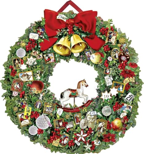Festlicher Weihnachtskranz (Adventskalender);Adventskalender von COPPENRATH, MÜNSTER