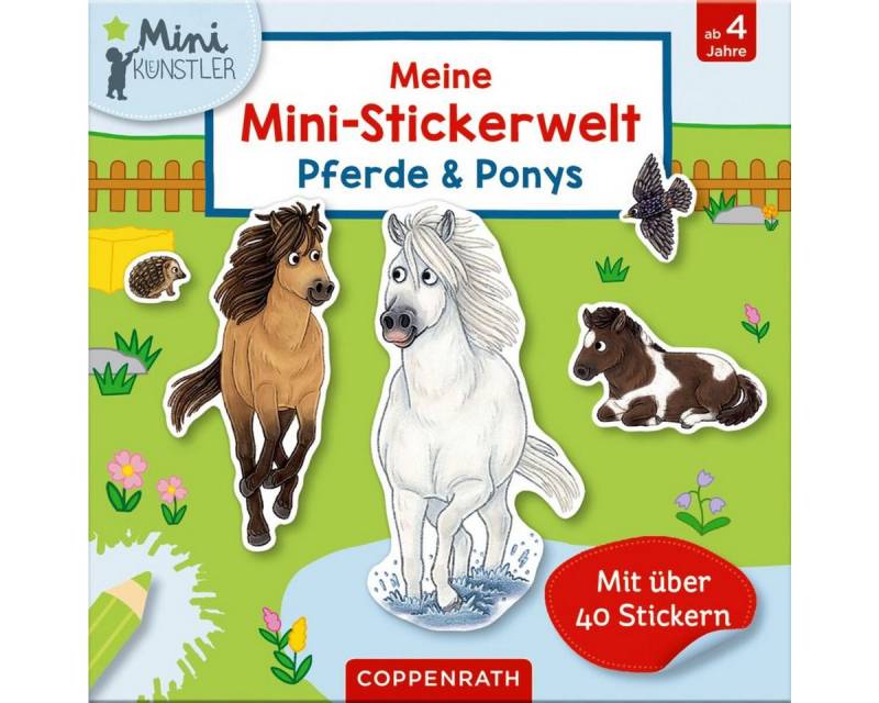 Coppenrath Stickerbuch Coppenrath Verlag Meine Mini-Stickerwelt: Pferde & Ponys (Mini-Künstle von Coppenrath
