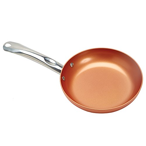 Copper Chef A-00438-19 Non-Stick Fry Pan Bratpfanne mit Antihaftbeschichtung, Aluminiumkern, Kupfer von Copper Chef