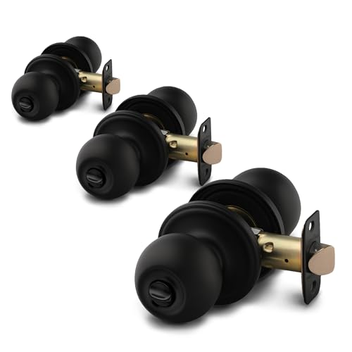Copper Creek BK2020SS-3 Kugelknauf Durchgangsfunktion 3 Knäufe Multipack, Edelstahl satiniert von Copper Creek