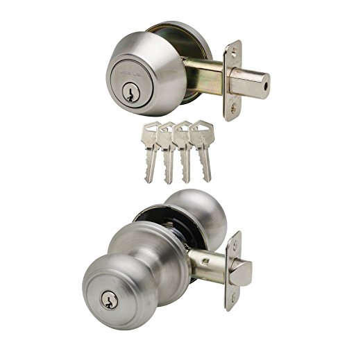 Kupfer Creek ckdb141-bc kolonial Türknauf gleichschliessend mit Riegel Kombination, CKDB141-SS von Copper Creek