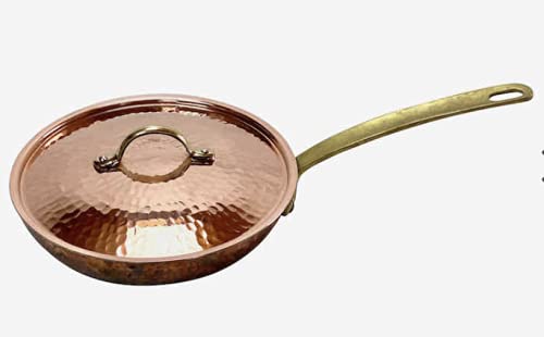 Copper Garden Kupferpfanne 20 cm mit Stiel + Deckel I Mit Zinn beschichtete Pfanne aus Kupfer zur idealen Wärmeleitung/-verteilung I Bratpfanne spülmaschinenfest & robust I 100% lebensmittelecht Copper Garden Kupferpfanne 20 cm mit Stiel + Deckel I Mit Zinn beschichtete Pfanne aus Kupfer zur idealen Wärmeleitung/-verteilung I Bratpfanne spülmaschinenfest & robust I 100% lebensmittelecht von Copper Garden